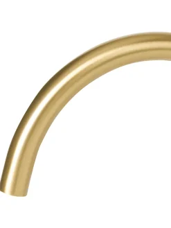 Beliani Badarmaturen<Wasserhähne PILCOMAYO in Gold - (W) 4 x (H) 24 x (L) 21 cm
