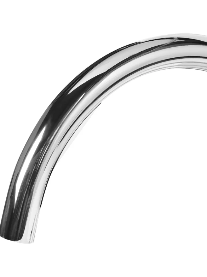 Beliani Badarmaturen<Wasserhähne PILCOMAYO in Silber - (W) 4 x (H) 24 x (L) 21 cm