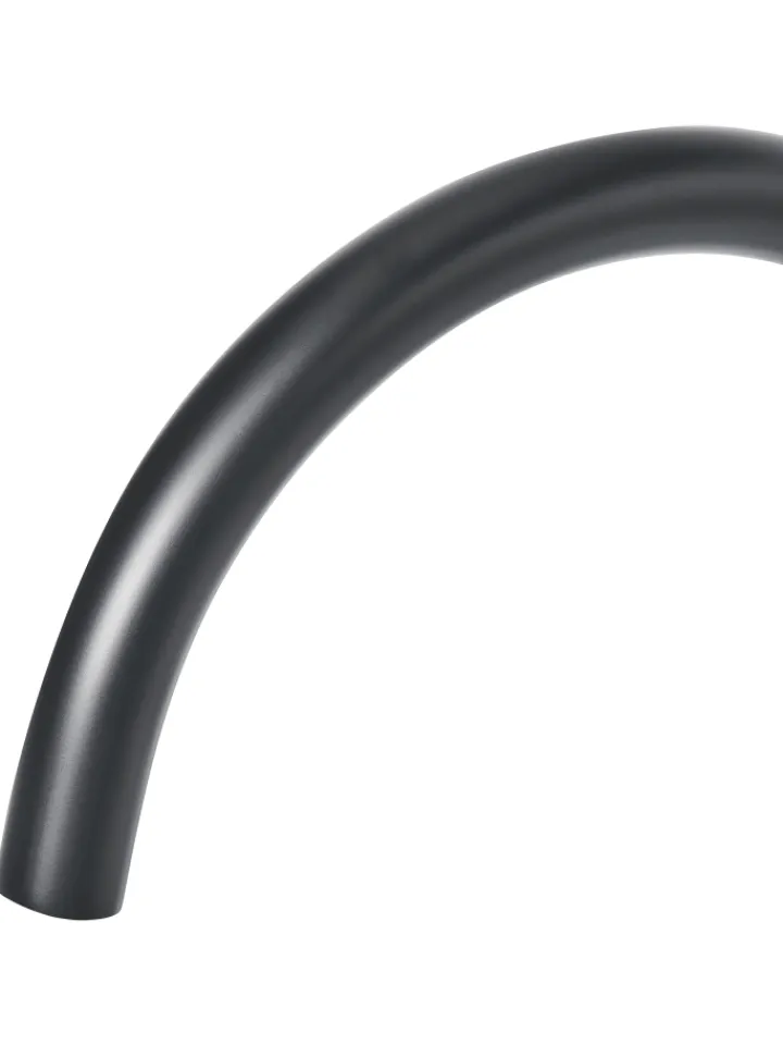 Beliani Badarmaturen<Wasserhähne PILCOMAYO in Schwarz - (W) 4 x (H) 24 x (L) 21 cm
