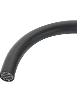 Beliani Badarmaturen<Wasserhähne PILCOMAYO in Schwarz - (W) 4 x (H) 24 x (L) 21 cm
