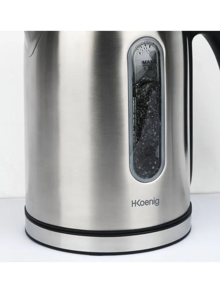 HKoenig Küchenelektronik<Wasserkocher BO17 in Silber