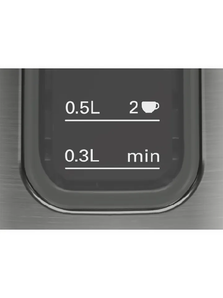 Bosch Kleingeräte Küchenelektronik<Wasserkocher "DesignLine" in Anthrazit - 1,7 l