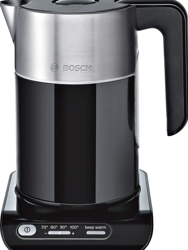 Bosch Kleingeräte Küchenelektronik<Wasserkocher "Styline" in Schwarz/ Silber - 1,5 l