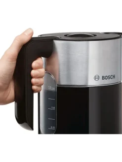 Bosch Kleingeräte Küchenelektronik<Wasserkocher "Styline" in Schwarz/ Silber - 1,5 l