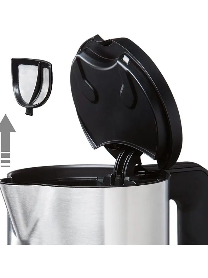 Bosch Kleingeräte Küchenelektronik<Wasserkocher "Styline" in Schwarz/ Silber - 1,5 l