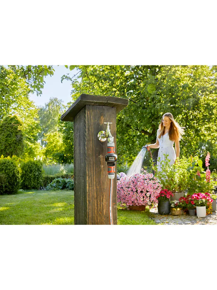 Gardena Gartendekoration<Wasserzähler "Aqua Count" in Grau