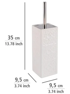 Wenko Badaccessoires<WC-Garnitur ''Cordoba'' in Weiß - (H)35 cm