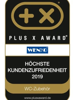 Wenko Badaccessoires<WC-Garnitur ''Cordoba'' in Weiß - (H)35 cm