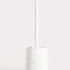 Homla Badaccessoires<WC-Garnitur "Torus" in Weiß - (H)36,5 cm