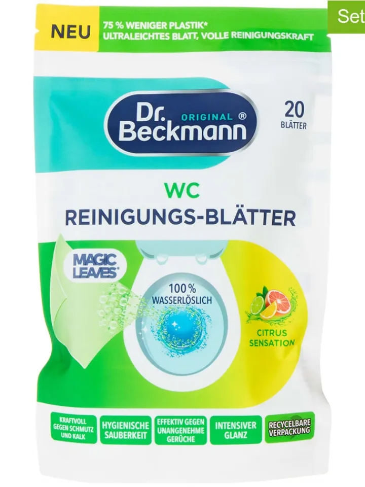 Dr. Beckmann Putz- & Waschutensilien<WC-Reinigungsblätter "Citrus", je 20 Stück