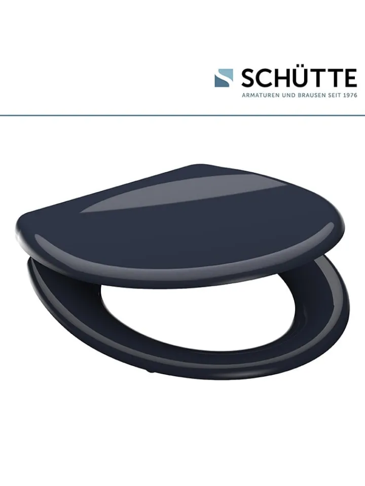 Schütte Badaccessoires<WC-Sitz mit Absenkautomatik in Anthrazit