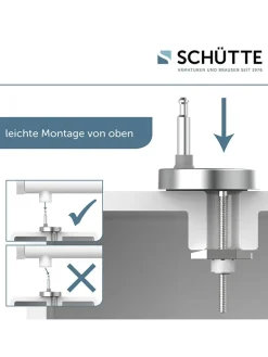 Schütte Badaccessoires<WC-Sitz mit Absenkautomatik in Anthrazit