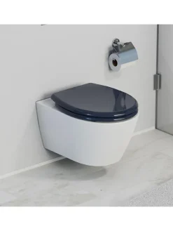 Schütte Badaccessoires<WC-Sitz mit Absenkautomatik in Anthrazit