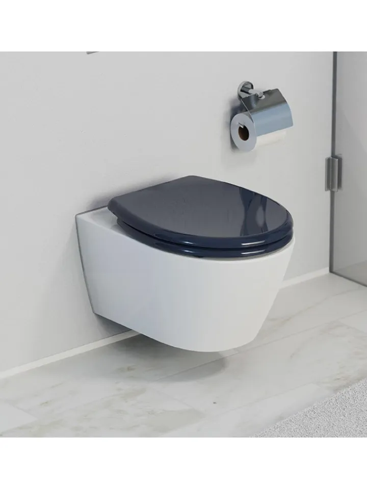 Schütte Badaccessoires<WC-Sitz mit Absenkautomatik in Anthrazit
