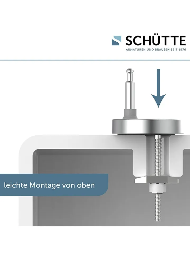 Schütte Badaccessoires<WC-Sitz mit Absenkautomatik in Anthrazit