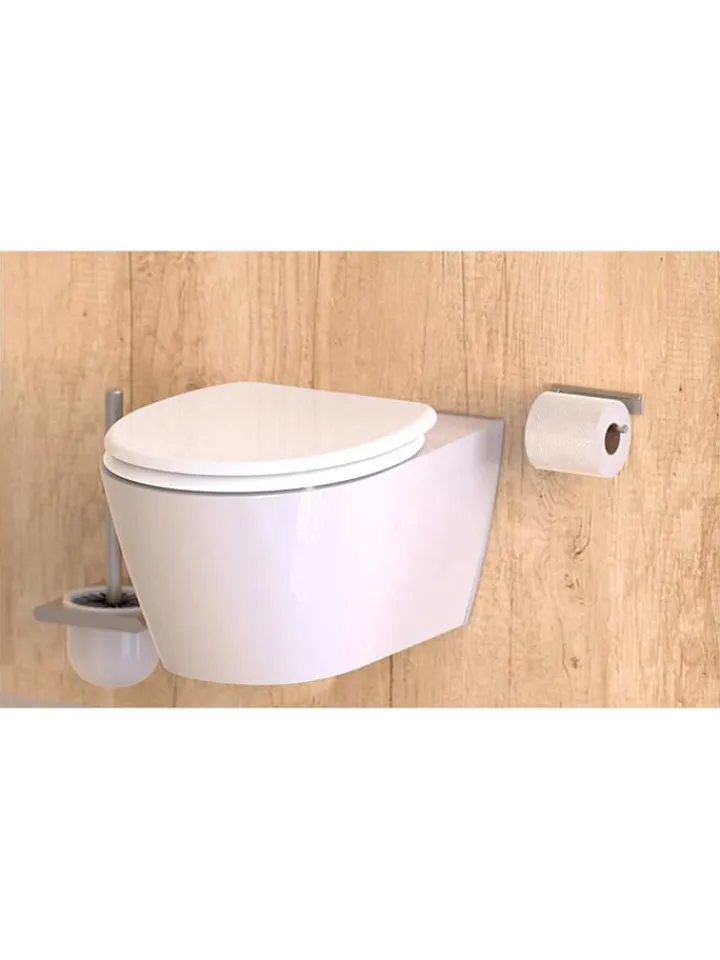 Schütte Badaccessoires<WC-Sitz mit Absenkautomatik in Weiß