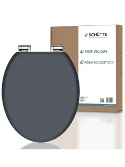 Schütte Badaccessoires<WC-Sitz mit Absenkautomatik "Spirit" in Anthrazit