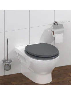 Schütte Badaccessoires<WC-Sitz mit Absenkautomatik "Spirit" in Anthrazit
