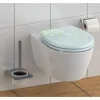 Schütte Badaccessoires<WC-Sitz mit Absenkautomatik "Flower in the wind" in Türkis