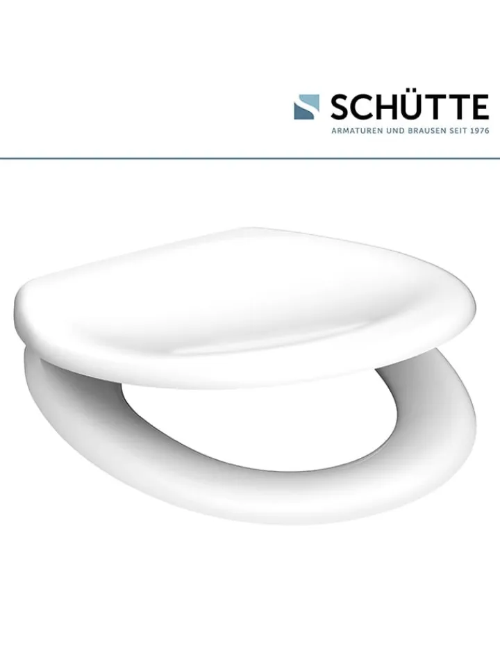 Schütte Badaccessoires<WC-Sitz mit Absenkautomatik in Weiß