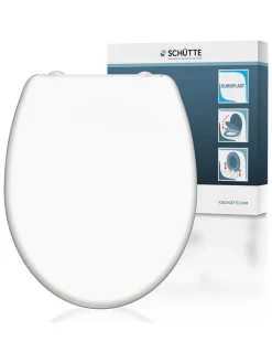 Schütte Badaccessoires<WC-Sitz mit Absenkautomatik in Weiß