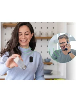COFI 1453 Tv & Audio<Wearable Speaker mit Magnetclip Schwarz in Schwarz