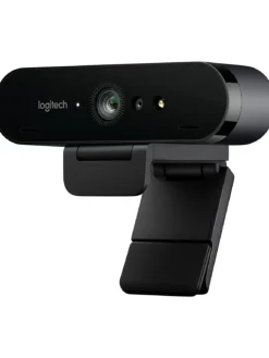 Logitech Foto & Video<Webcam BRIO Kristallklare Videokonferenzen in 4K mit intelligenter in Schwarz