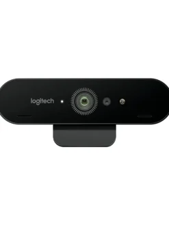Logitech Foto & Video<Webcam BRIO Kristallklare Videokonferenzen in 4K mit intelligenter in Schwarz