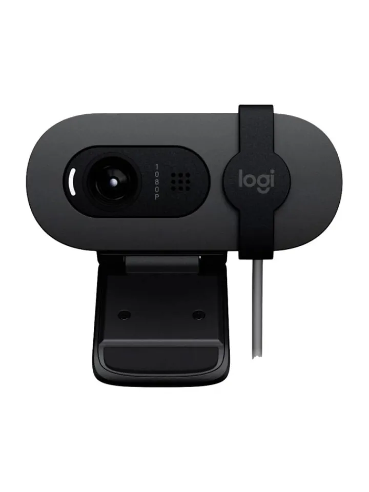 Logitech Foto & Video<Webcam mit Klemm-Halterung 100 Full HD-Webcam 1920 x 1080 Pixel in Schwarz