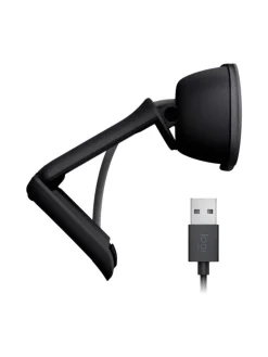 Logitech Foto & Video<Webcam mit Klemm-Halterung 100 Full HD-Webcam 1920 x 1080 Pixel in Schwarz