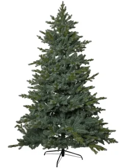 STAR Trading Künstliche Weihnachtsbäume<Weihnachtsbaum "Greyland" in Grau - (H)210 x Ø 142 cm