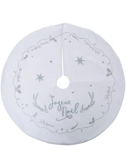 Atmosphera Créateur d'intérieur Künstliche Weihnachtsbäume<Weihnachtsbaumrock in weiß