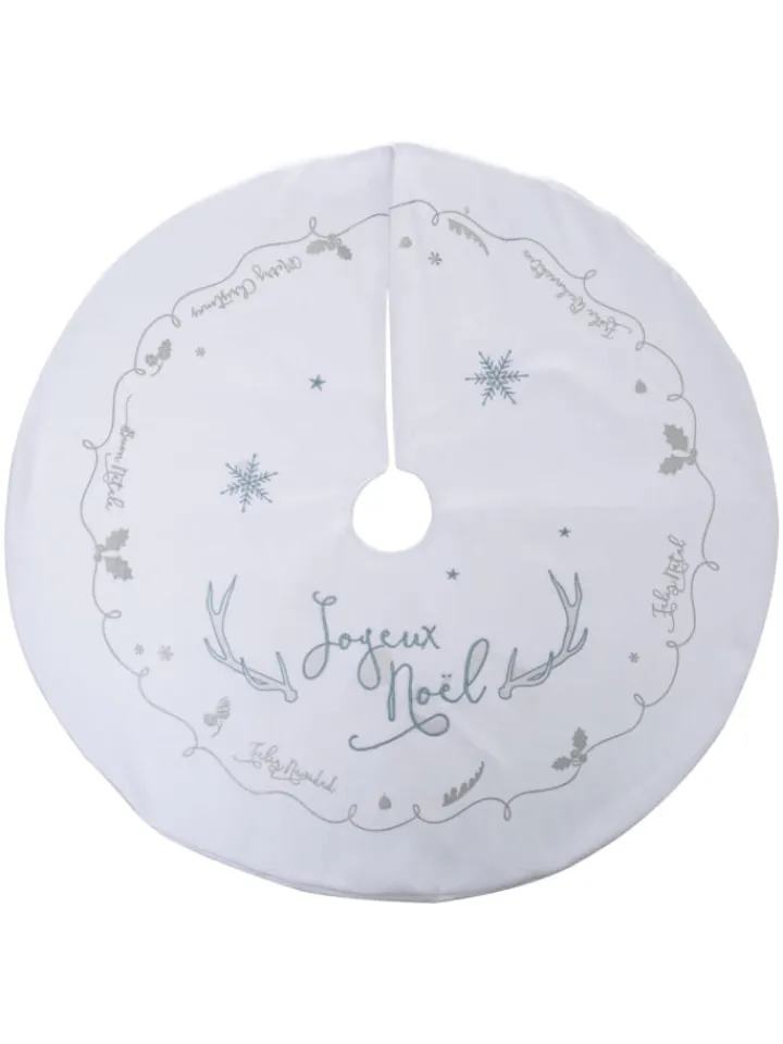 Atmosphera Créateur d'intérieur Künstliche Weihnachtsbäume<Weihnachtsbaumrock in weiß