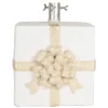 Clayre & Eef Künstliche Weihnachtsbäume<Weihnachtsbaumständer in Weiß/ Beige - (B)26 x (H)24 x (T)33 cm