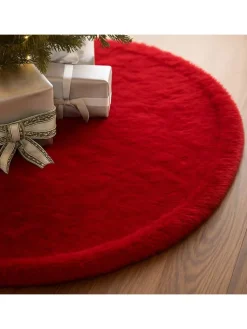 ABERTO DESIGN Teppiche & Fußmatten<Weihnachtsbaum-Teppich in Rot