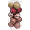 Atmosphera Créateur d'intérieur Weihnachtsschmuck<Weihnachtskugeln in rot