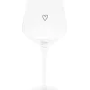 Eulenschnitt Gedeckter Tisch<Weinglas "Herz" - 390 ml
