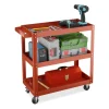relaxdays Weitere Haushaltshelfer<Werkstattwagen in Rot - (B)78 x (H)76 x (T)35 cm