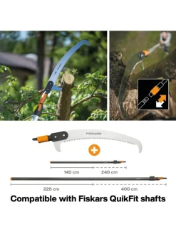 Fiskars Gartendekoration<Wertastungssäge in Schwarz
