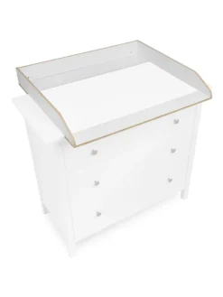 Jonka Babymöbel<Wickelaufsatz für IKEA Hemnes Kommoden - in weiss