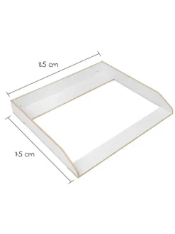 Jonka Babymöbel<Wickelaufsatz für IKEA Hemnes Kommoden - in weiss