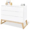 Pinolino Kindermöbel|Babymöbel<Wickelkommode "Bridge" in Weiß - (B)120 x (H)101 x (T)77 cm