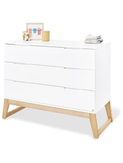 Pinolino Kindermöbel|Babymöbel<Wickelkommode "Bridge" in Weiß - (B)120 x (H)101 x (T)77 cm