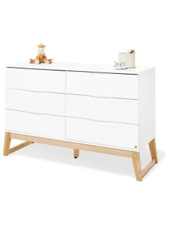 Pinolino Babymöbel|Regale & Schränke<Wickelkommode "Bridge" in Weiß - (B)146 x (H)101 x (T)77 cm