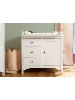 Pinolino Babymöbel<Wickelkommode "Chalet" in Weiß - (B)103 x (H)103 x (T)58 cm