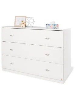 Pinolino Babymöbel|Regale & Schränke<Wickelkommode "Laura" in Weiß - (B)120 x (H)101 x (T)80 cm