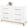 Pinolino Kindermöbel|Babymöbel<Wickelkommode "Riva" in Weiß - (B)140 x (H)105 x (T)78 cm