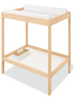 Pinolino Kindermöbel|Babymöbel<Wickeltisch "Joris" in Hellbraun/ Weiß - (B)55 x (H)99 x (T)75 cm