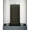 Blomus Kerzen, Vasen & Mehr<Windlicht ''Calma'' in Grau - (H)19 x Ø 12 cm