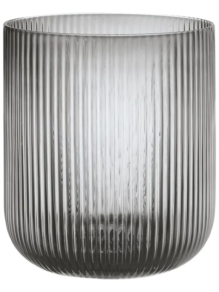 Blomus Kerzen, Vasen & Mehr<Windlicht ''Ven'' in Grau - (H)20 x Ø 17 cm